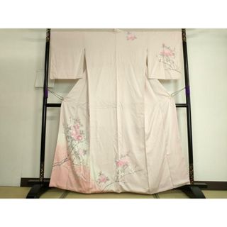 平和屋着物■訪問着　枝花文　暈し染め　やまと誂製　正絹　逸品　DAAO6107we(着物)