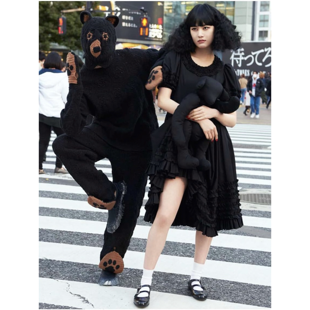 COMME des GARCONS - コムデギャルソンガール くま ドレスの通販 COMME des GARCONS - コムデギャルソンガール くま ドレスの通販
