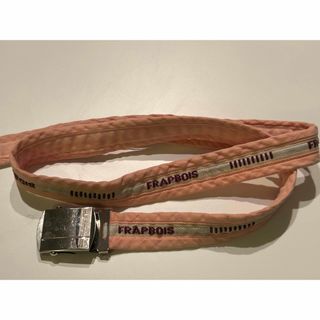 フラボア(FRAPBOIS)のFRAPBOIS　フラボア　ベルト　ピンク ロゴ入り(ベルト)