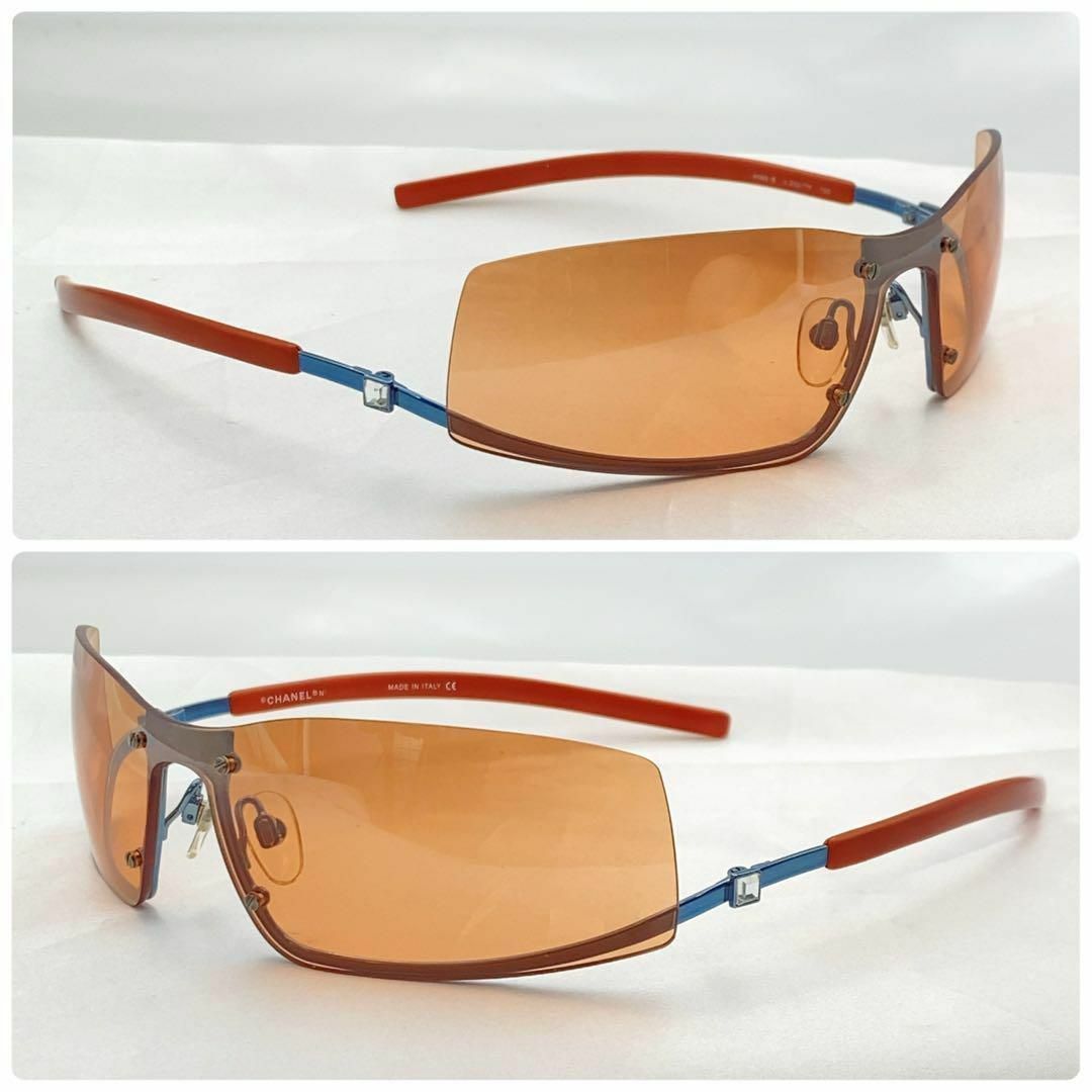 CHANEL - CHANEL サングラス 4066-B c.232/7H アンダーリム 美品 CHANEL - CHANEL サングラス 4066-B c.232/7H アンダーリム 美品