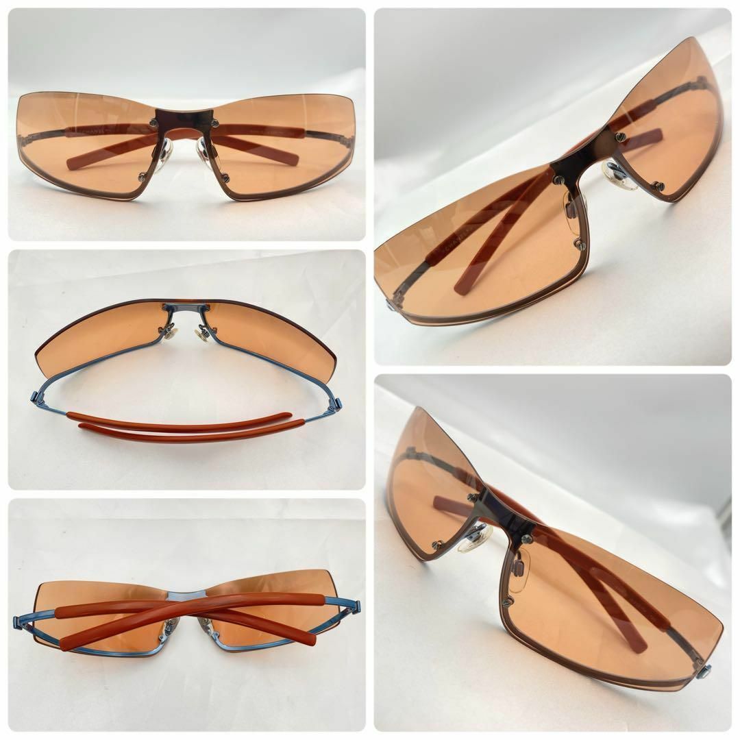CHANEL - CHANEL サングラス 4066-B c.232/7H アンダーリム 美品 CHANEL - CHANEL サングラス 4066-B c.232/7H アンダーリム 美品