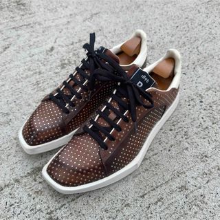 BERLUTI - 特注44万 ベルルッティ プレイオフ レザー スニーカー BERLUTI - 特注44万 ベルルッティ プレイオフ レザー スニーカー