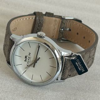 COACH - 稼働品 COACH コーチ 腕時計 シルバー文字盤 クォーツ COACH - 稼働品 COACH コーチ 腕時計 シルバー文字盤 クォーツ