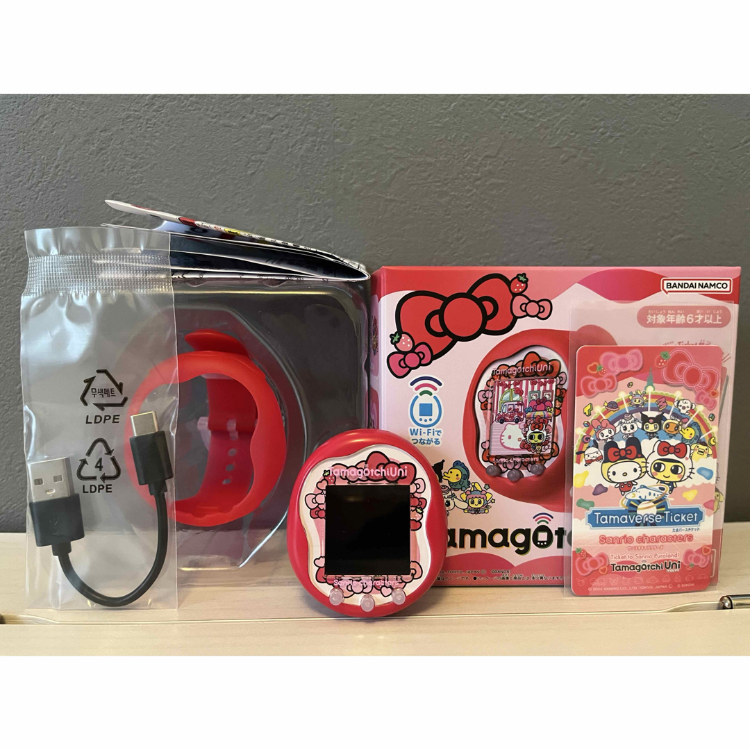 BANDAI(バンダイ)のたまごっちuni ユニ サンリオ エンタメ/ホビーのゲームソフト/ゲーム機本体(携帯用ゲーム機本体)の商品写真