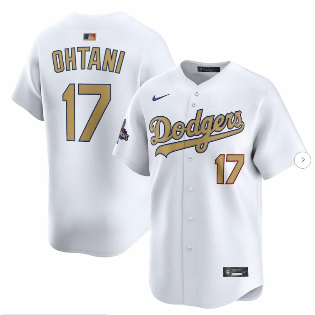 NIKE - 【待望】MLB 大谷翔平 ドジャース 2025 ゴールド NIKE - 【待望】MLB 大谷翔平 ドジャース 2025 ゴールド