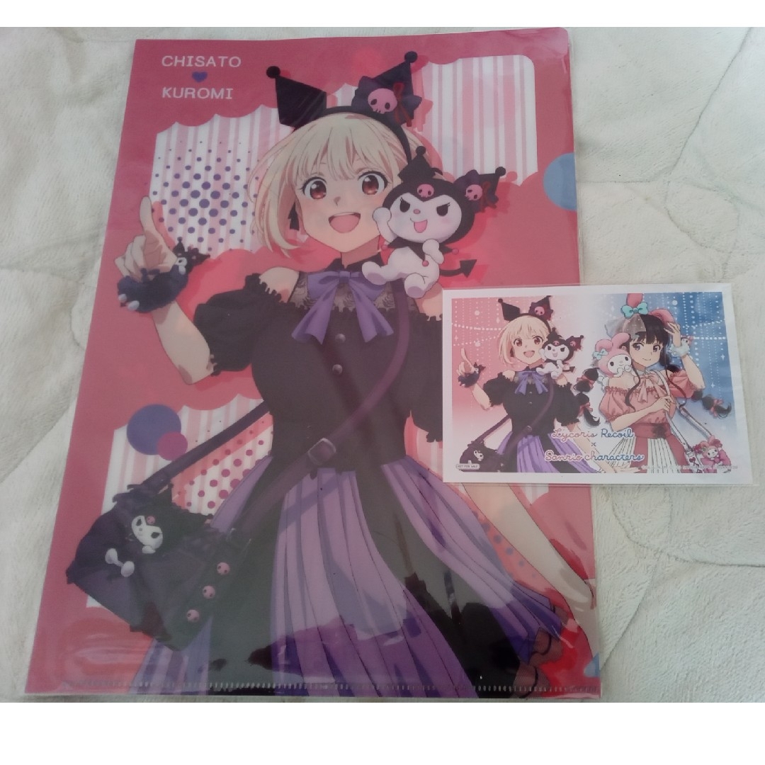 リコリスリコイル サンリオ ファイル ブロマイド 特典 エンタメ/ホビーのアニメグッズ(クリアファイル)の商品写真