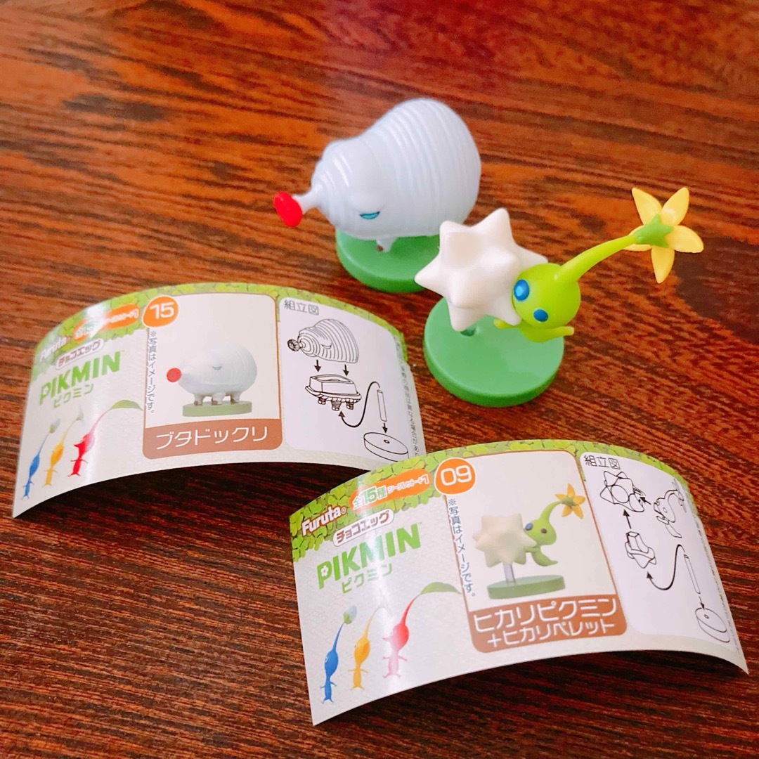 任天堂(ニンテンドウ)のピクミン チョコエッグ ヒカリピクミン 光 ブタドックリ 原生生物 エンタメ/ホビーのアニメグッズ(その他)の商品写真