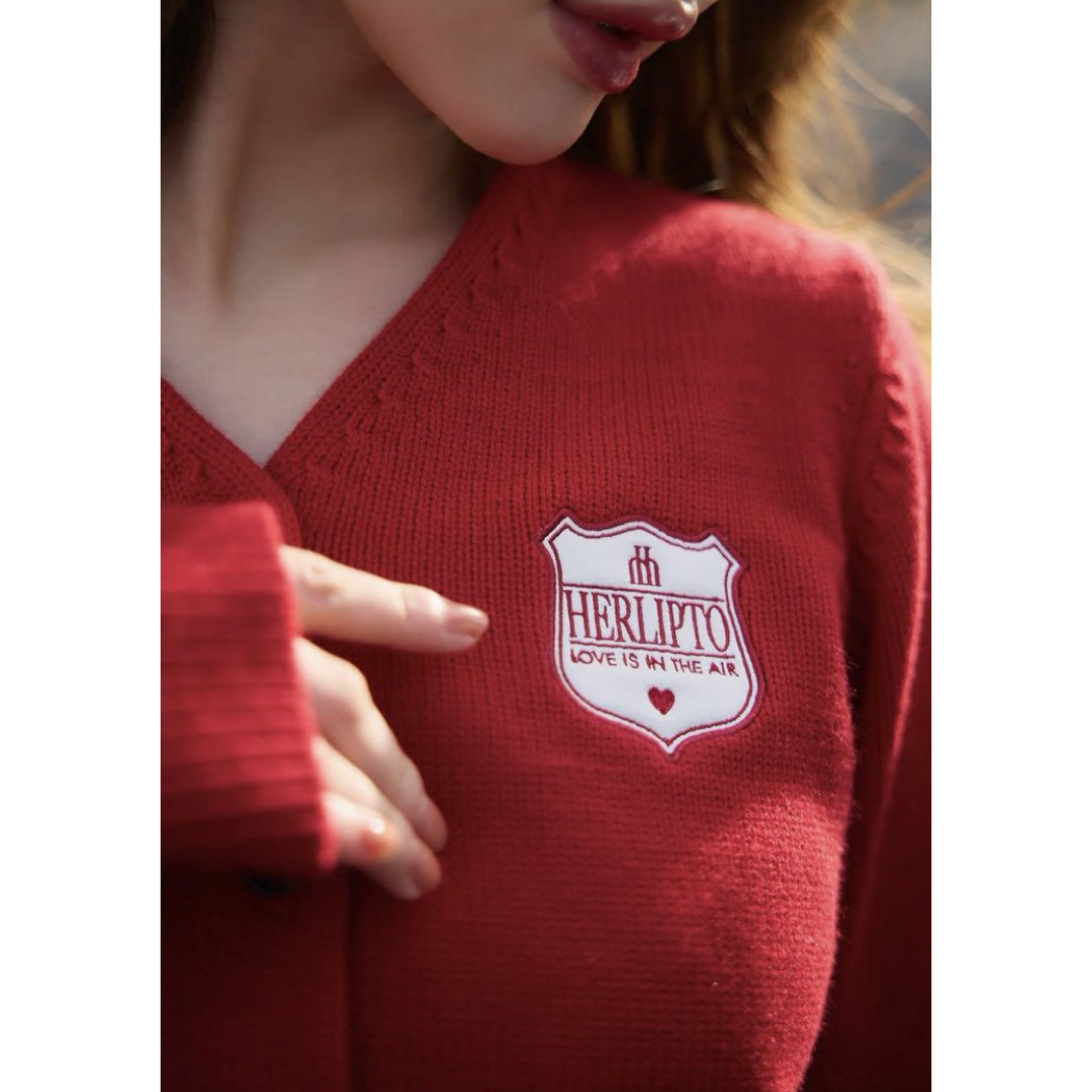 未使用タグ付き‼️ Be Mine Emblem Knit Cardigan 未使用タグ付き‼️ Be Mine Emblem Knit Cardigan