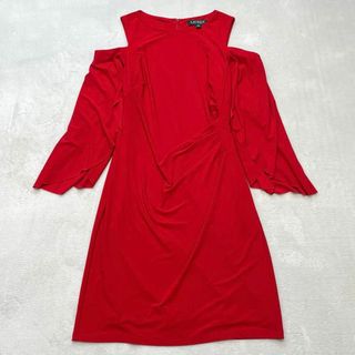 Ralph Lauren - ラルフローレンジョーゼット花柄ワンピースの Ralph Lauren - ラルフローレンジョーゼット花柄ワンピースの