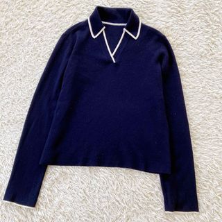 FOXEY - 美品♡ FOXEY ミンク付き カシミヤ セーター カフェ FOXEY - 美品♡ FOXEY ミンク付き カシミヤ セーター カフェ