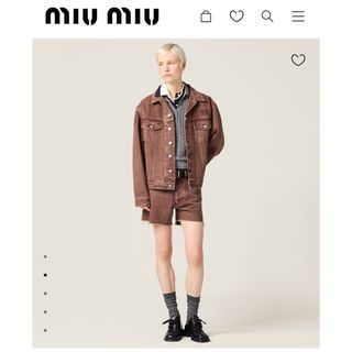 MIU MIU(Gジャン/デニムジャケット)のフリマアイテム一覧 MIU MIU(Gジャン/デニムジャケット)のフリマアイテム一覧