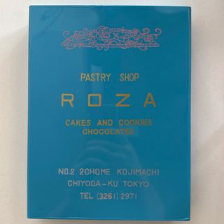 ROZA ローザー洋菓子店 クッキー缶(小物入れ)