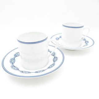 HERMES - エルメス HERMES 食器 犬柄 ティーカップ&ソーサー HERMES - エルメス HERMES 食器 犬柄 ティーカップ&ソーサー