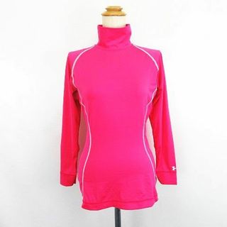 アンダーアーマー(UNDER ARMOUR)のアンダーアーマー インナーシャツ 長袖 ハイネック ヒートギア MD ピンク(その他)