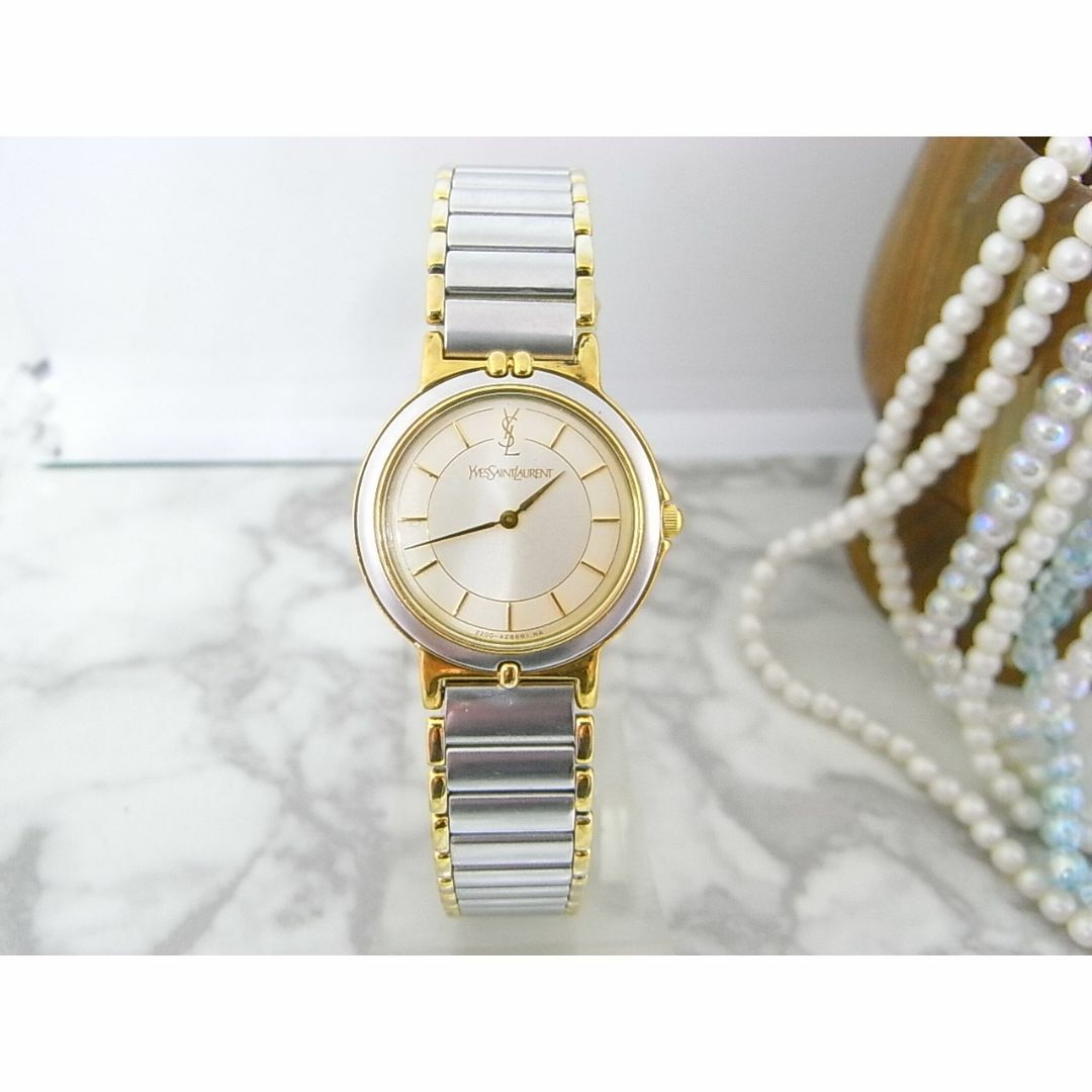 Used Yves Saint Laurent Heart YSL Women's Quartz Watch from