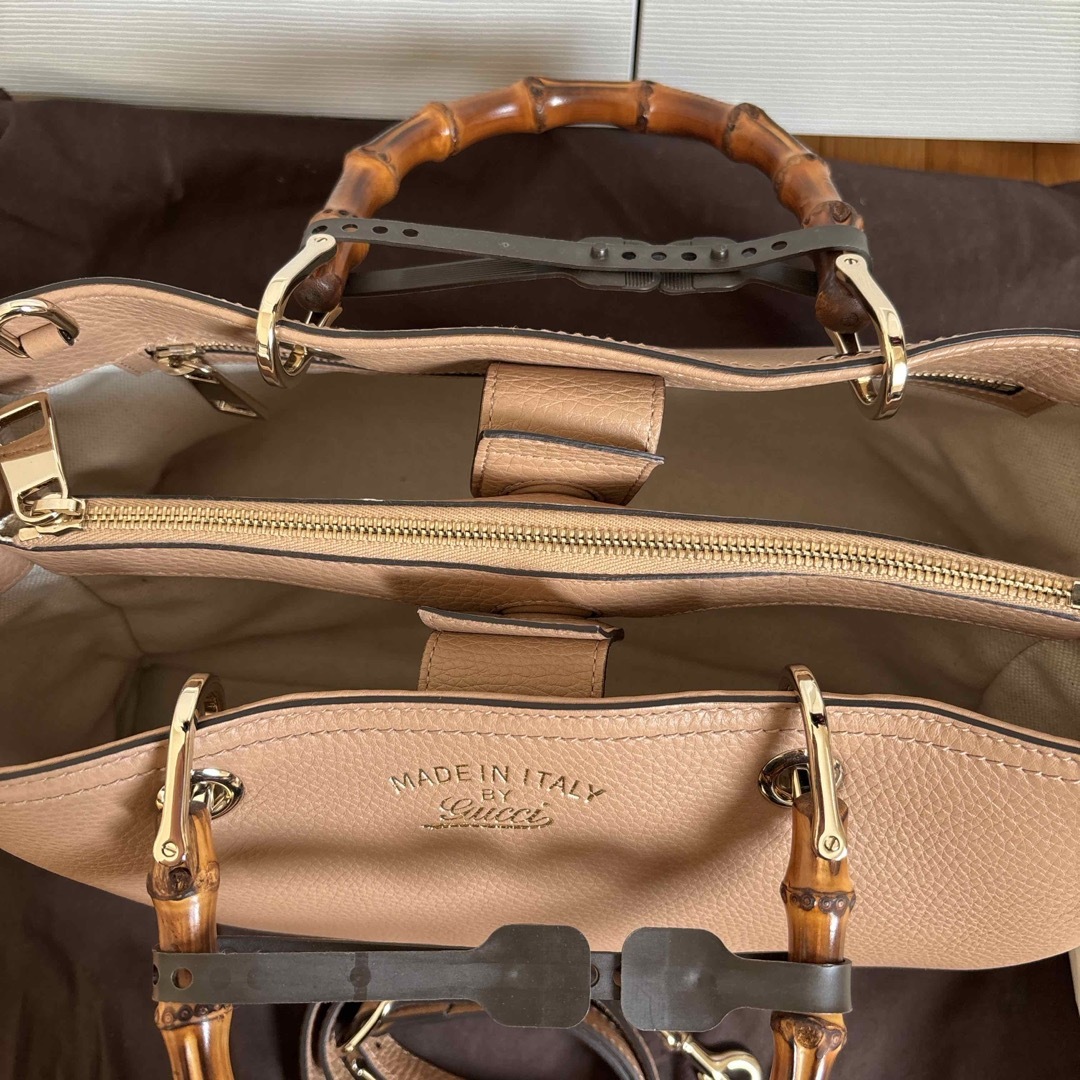 グッチGUCCI バンブーショルダー新品未使用ベージュ