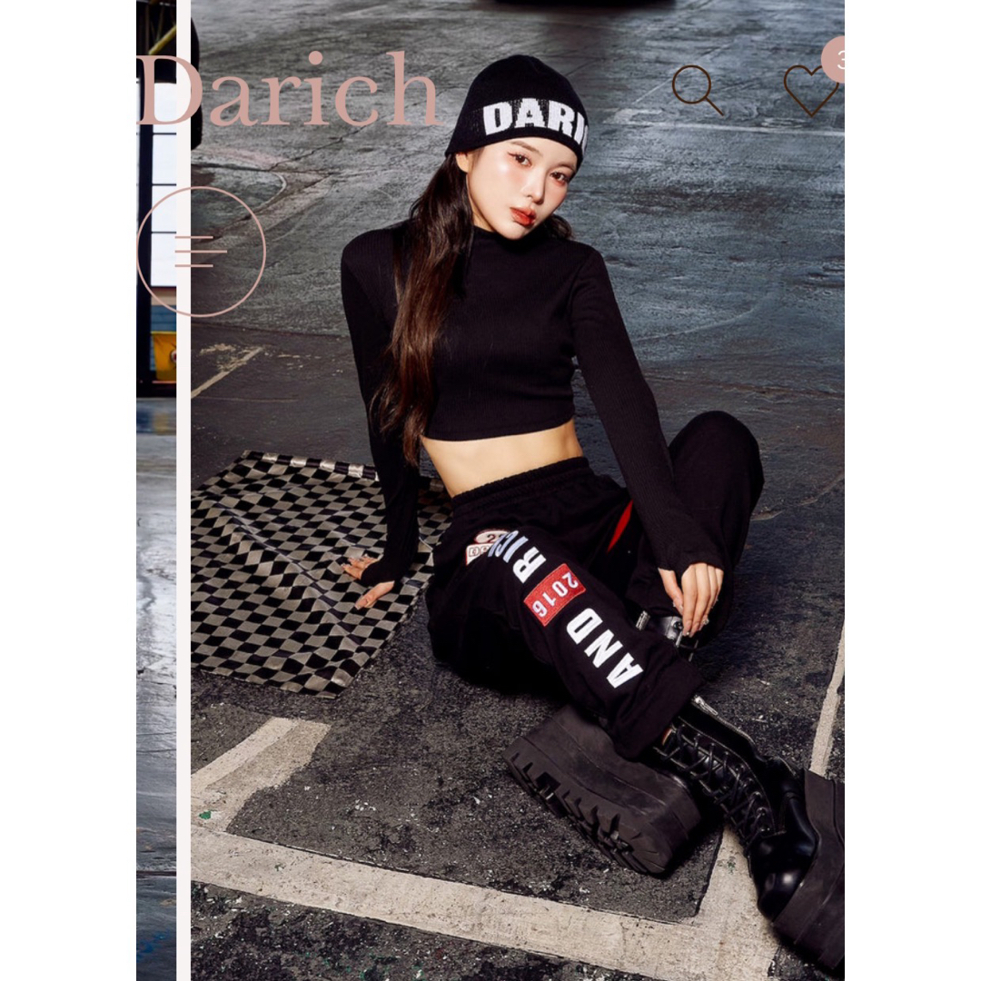Darich - darich♡ポイントワッペンスエットパンツ新品未使用