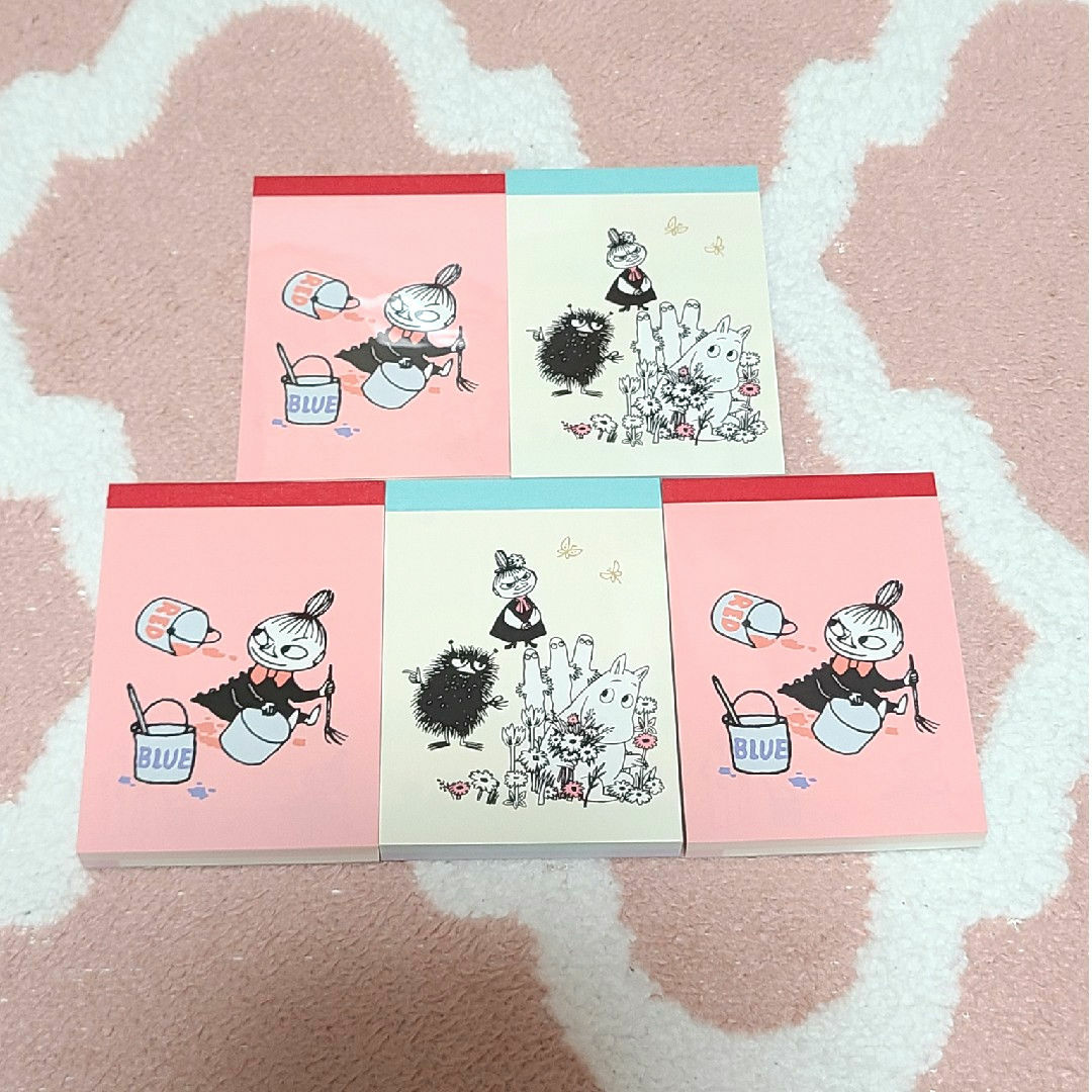 MOOMIN(ムーミン)のムーミン メモ帳 文房具 筆記具 リトルミィ ペン ノート インテリア/住まい/日用品の文房具(ノート/メモ帳/ふせん)の商品写真