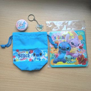 リロアンドスティッチ(リロ&スティッチ)の未使用　スティッチ　グッズセット(キャラクターグッズ)