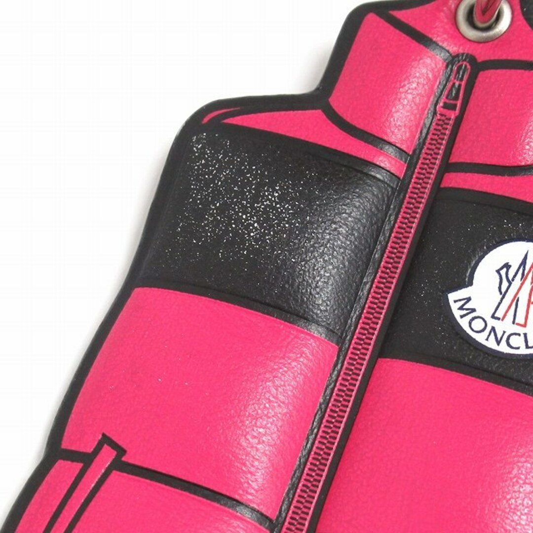 モンクレール MONCLER カーフレザー キーホルダー キーリング