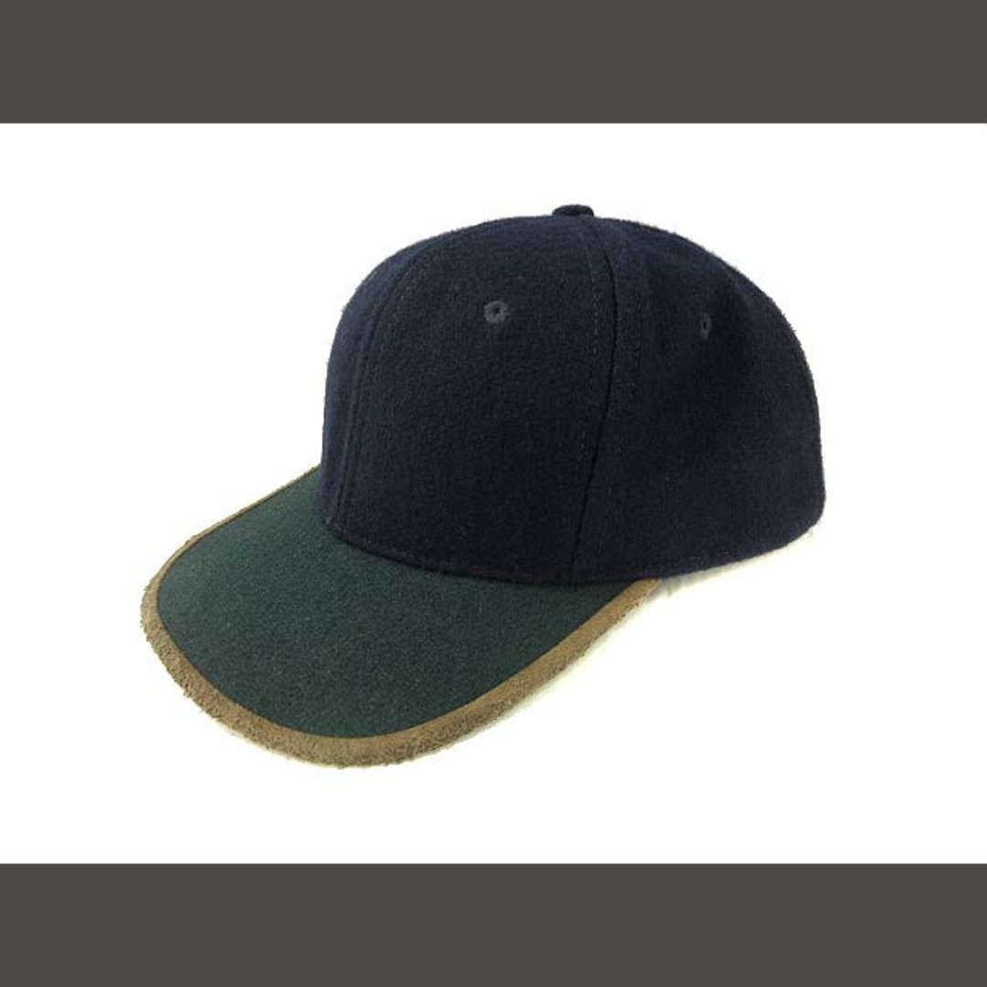 PENDLETON - ペンドルトン 6パネル キャップ ウール USA製 ヴィンテージ ネイビー