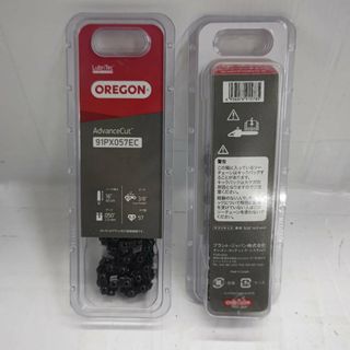 h59480 チェーンソー替刃2点 OREGONソーチェーン91PX057EC(その他)