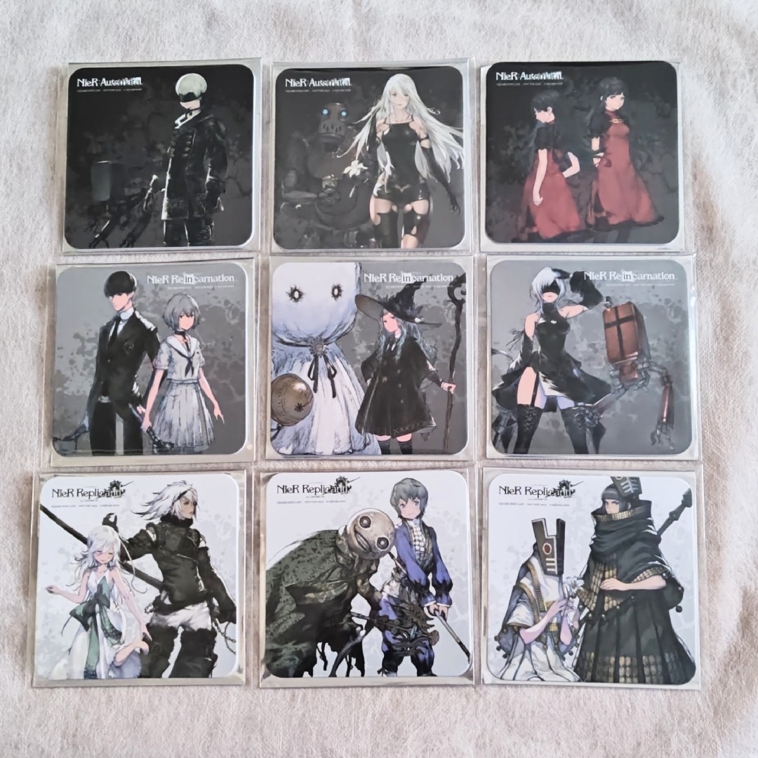 SQUARE ENIX(スクウェアエニックス)のニーア スクエニカフェ コースター エンタメ/ホビーのコレクション(ノベルティグッズ)の商品写真