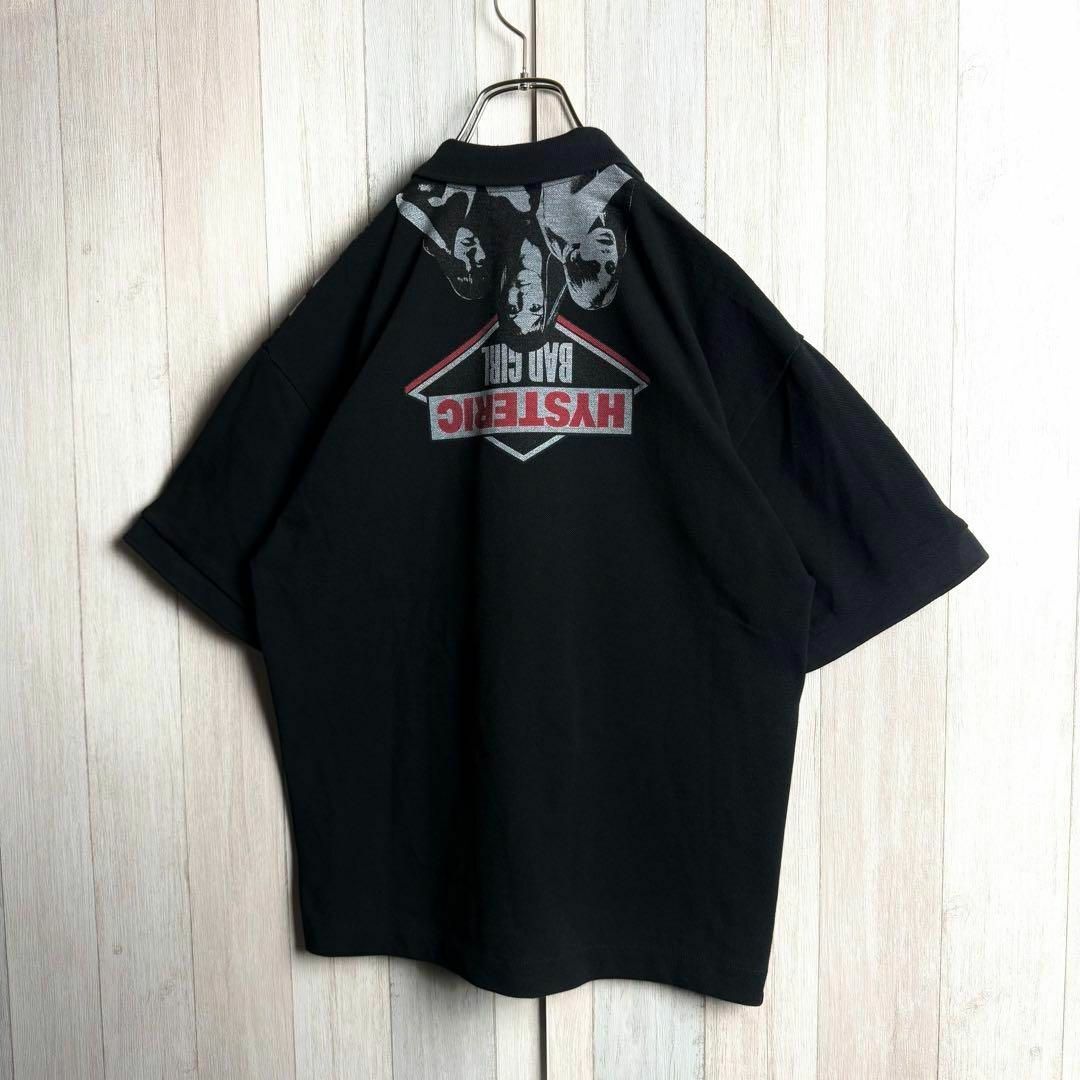 【人気No.1】 2745【実寸大きめ・美品】ヒステリックグラマー 両面ガールロゴ トップス