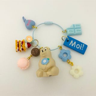 しろくまじゃらじゃらキーホルダー