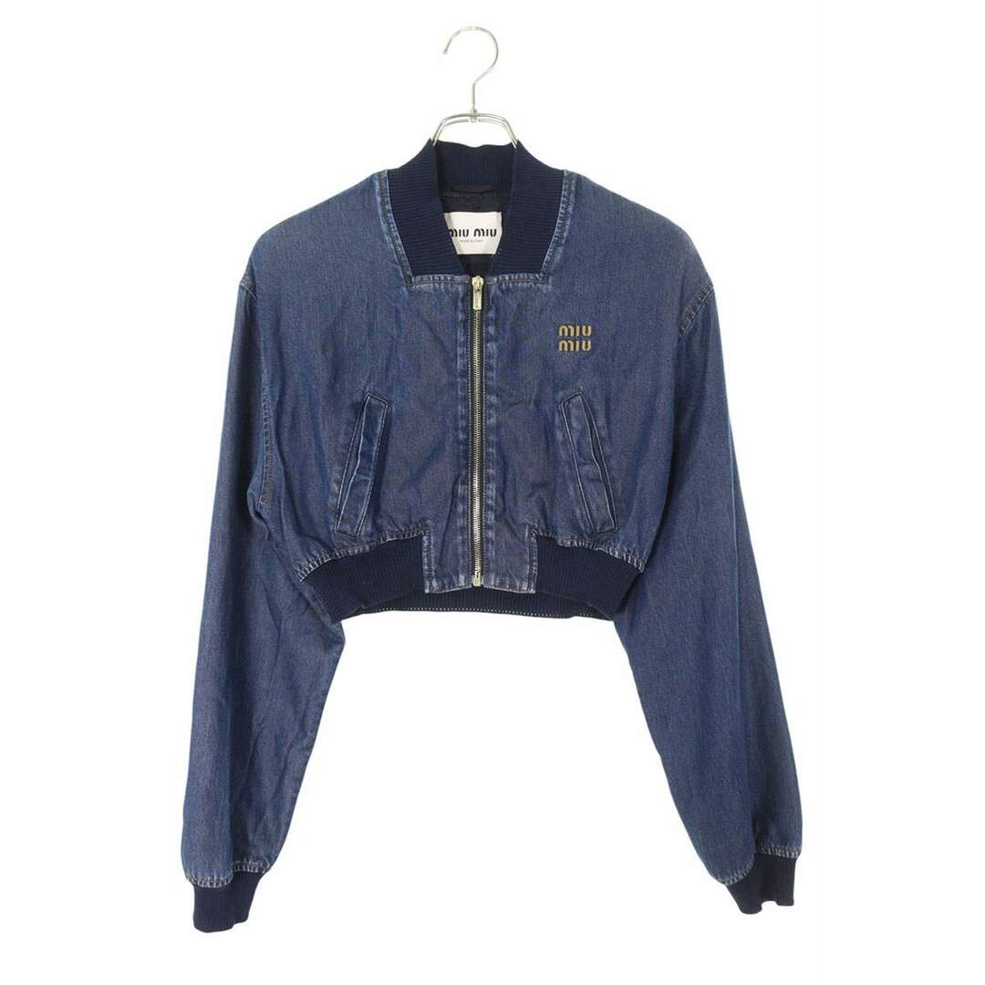 MIU MIU - ミュウミュウ GWB181 ショート丈ジップアップデニム MIU MIU - ミュウミュウ GWB181 ショート丈ジップアップデニム