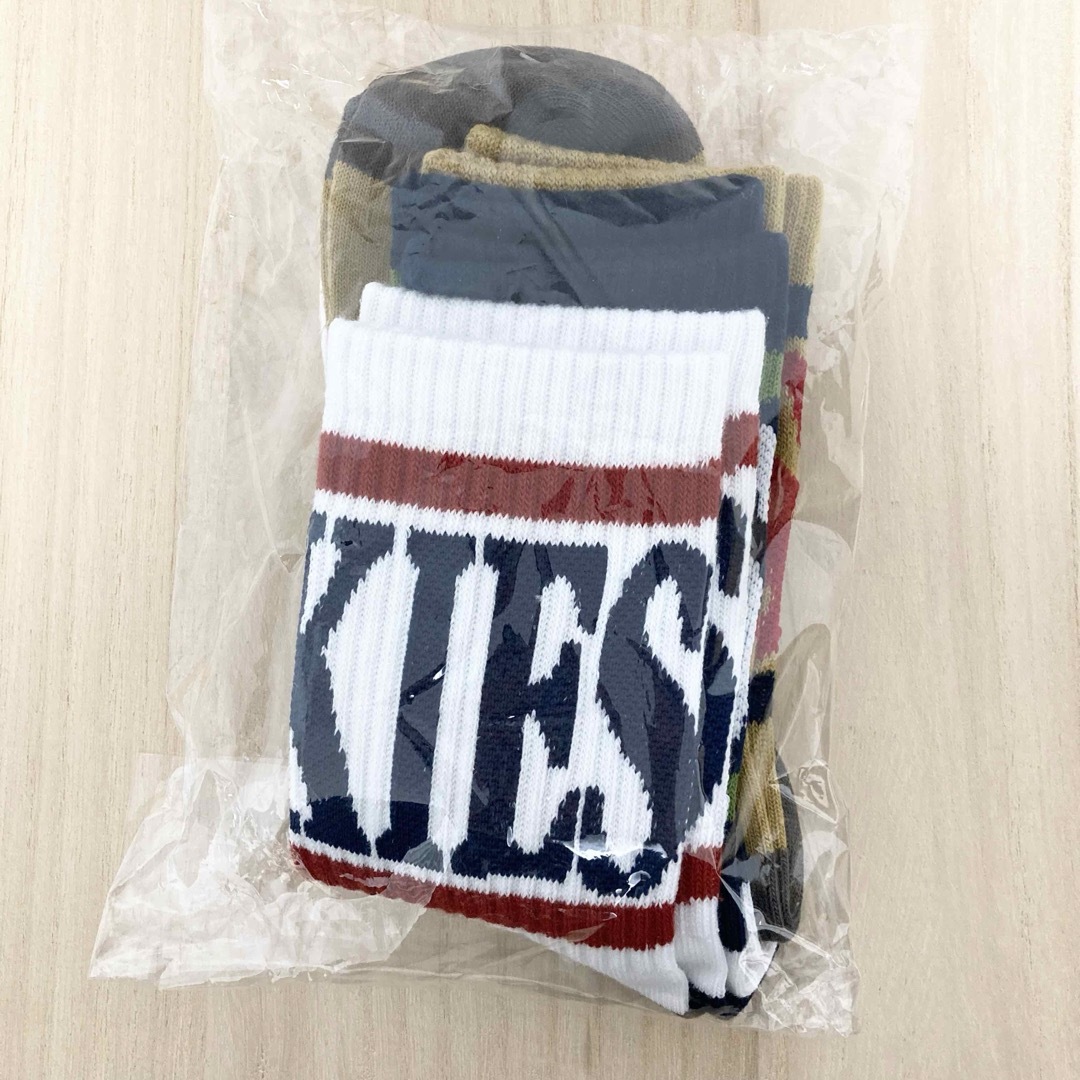 Dickies(ディッキーズ)の新品 ディッキーズ ソックス 3足 セット 靴下 綿混 厚手 ロゴ 完売品 メンズのレッグウェア(ソックス)の商品写真