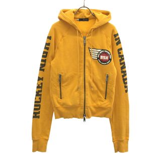 DSQUARED2 - DSQUARED パーカー イエロー Lサイズ ※発送まで約1 DSQUARED2 - DSQUARED パーカー イエロー Lサイズ ※発送まで約1