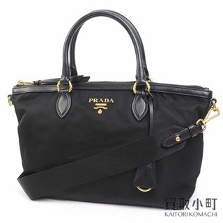 PRADA - PRADA プラダ 2wayハンドバッグ ナイロン ブラック PRADA - PRADA プラダ 2wayハンドバッグ ナイロン ブラック