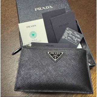 PRADA - 極美品✨付属付✨プラダ 三つ折り財布 レター型 ヴィッ PRADA - 極美品✨付属付✨プラダ 三つ折り財布 レター型 ヴィッ
