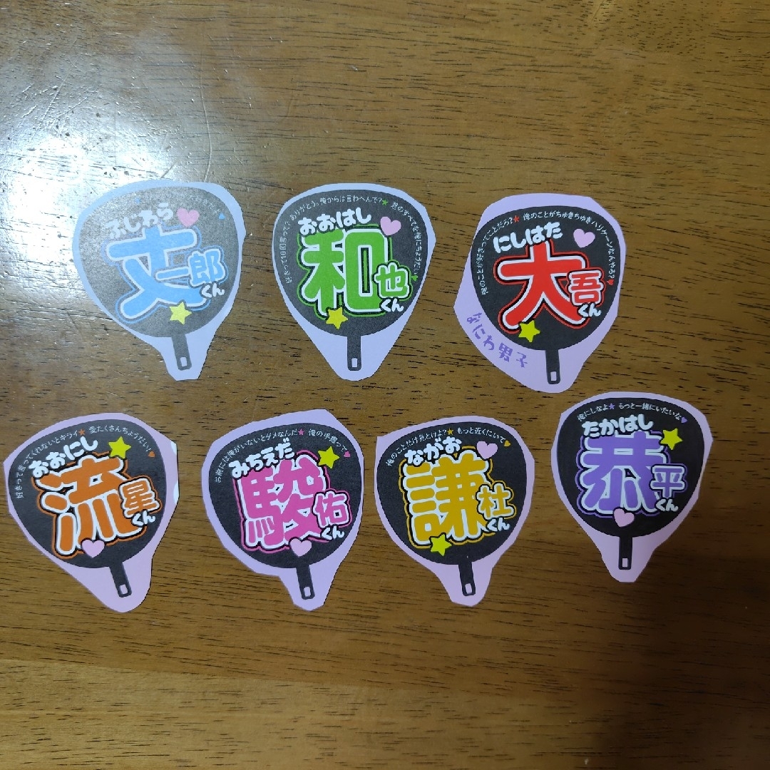 なにわ男子 ミニうちわ 切り抜き エンタメ/ホビーのタレントグッズ(アイドルグッズ)の商品写真