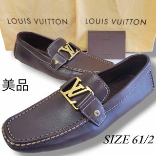 LOUIS VUITTON - 良品!! LOUIS VUITTON コインローファー レザー LOUIS VUITTON - 良品!! LOUIS VUITTON コインローファー レザー