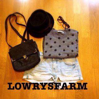 レプシィムローリーズファーム(LEPSIM LOWRYS FARM)の水玉薄手ニット♡今週限定価格(ニット/セーター)