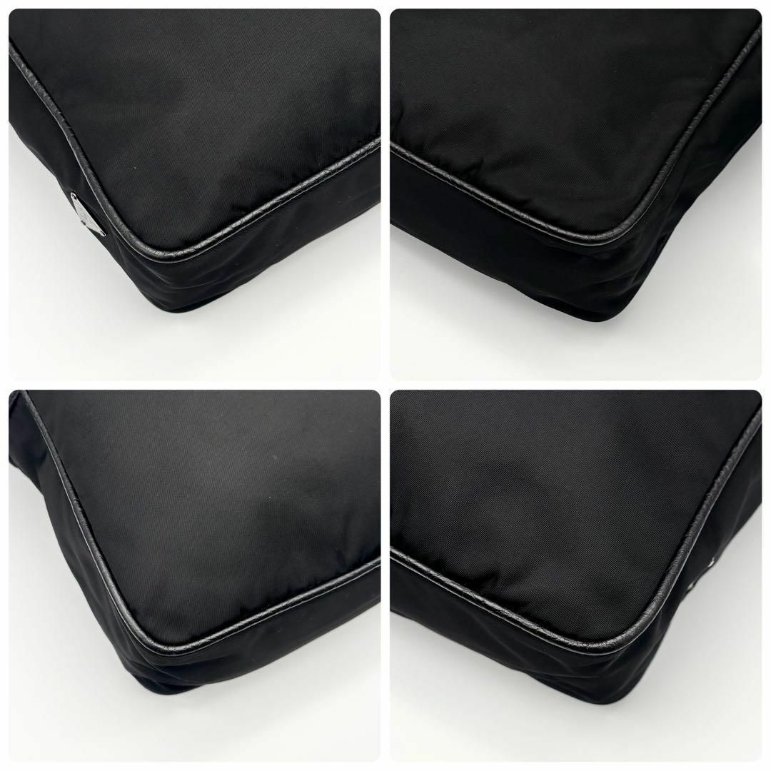 ✨美品✨】プラダ ショルダーバッグ 三角ロゴ シボ革 ナイロン