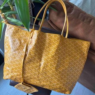 GOYARD - ゴヤール GOYARD ヘリンボーン 長財布 イエロー レザー GOYARD - ゴヤール GOYARD ヘリンボーン 長財布 イエロー レザー