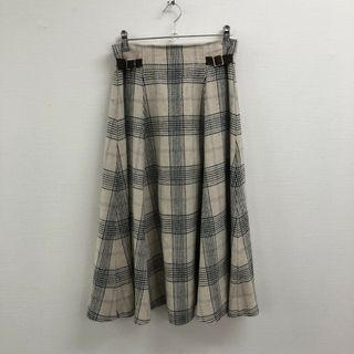 ウィルセレクション(WILLSELECTION)の【WILLSELECTION】ウィルセレクション　スカート　ベージュ系　Sサイズ　チェック柄　レディース(その他)