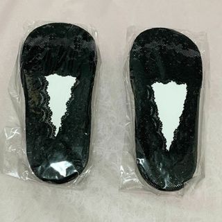 フットカバー　ソックス　黒　6足セット(ソックス)
