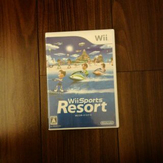 ニンテンドウ(任天堂)のresort  Wii ソフト(家庭用ゲームソフト)