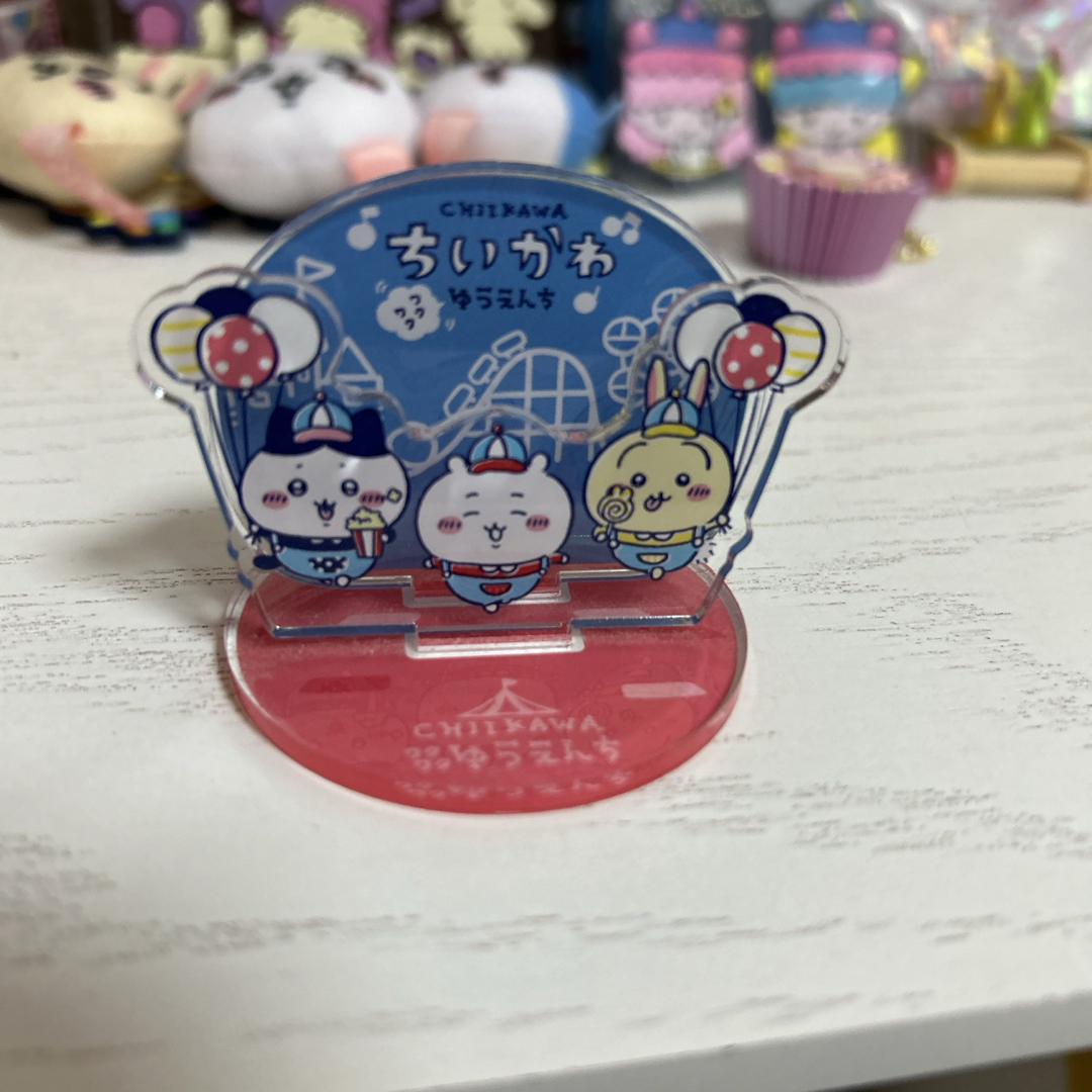ちいかわ(チイカワ)のちいかわ ちいかわゆうえんち アクスタ エンタメ/ホビーのおもちゃ/ぬいぐるみ(キャラクターグッズ)の商品写真