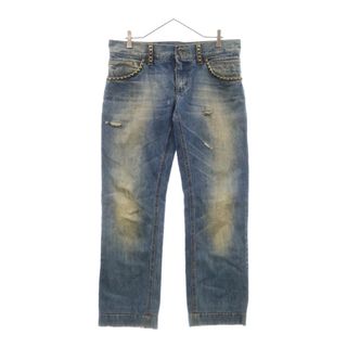 DOLCE&GABBANA - 未使用 定価12万 DOLCE&GABBANA デニム ロゴ DOLCE&GABBANA - 未使用 定価12万 DOLCE&GABBANA デニム ロゴ