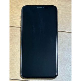 アイフォーン(iPhone)の美品Apple iPhone Xs スペースグレー 画面保護フィルム1枚付き(携帯電話本体)