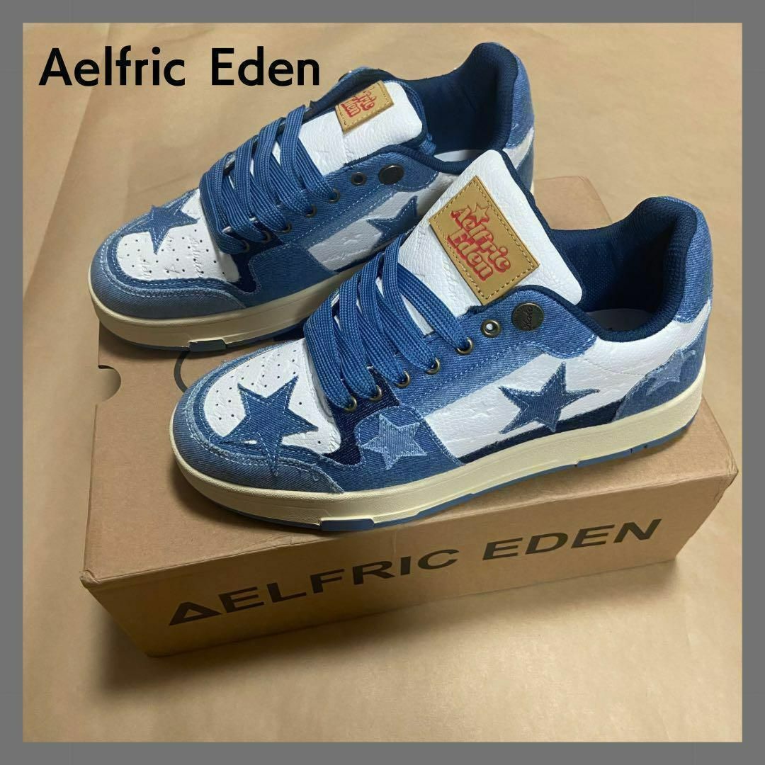 Aelfric Eden　スター デニム　スケートシューズ スニーカー 23cm