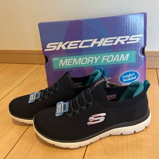 SKECHERS - 新品24cm(23.5cm相当)スケッチャーズ 白×ピンク SKECHERS - 新品24cm(23.5cm相当)スケッチャーズ 白×ピンク