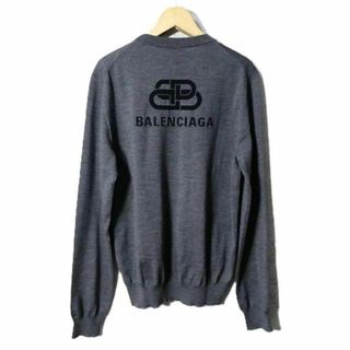 BALENCIAGA - バレンシアガ ニットセーター ウール×ポリエステル BALENCIAGA - バレンシアガ ニットセーター ウール×ポリエステル