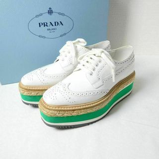 PRADA - 定価17万 prada プラダ モノリス ローファー 6.5 25.5 PRADA - 定価17万 prada プラダ モノリス ローファー 6.5 25.5