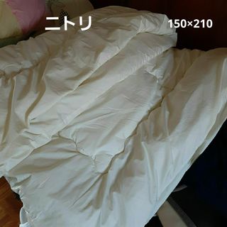 ニトリ - そのまま使える吸湿発熱掛ふとん(Nウォーム H)の通販 ニトリ - そのまま使える吸湿発熱掛ふとん(Nウォーム H)の通販